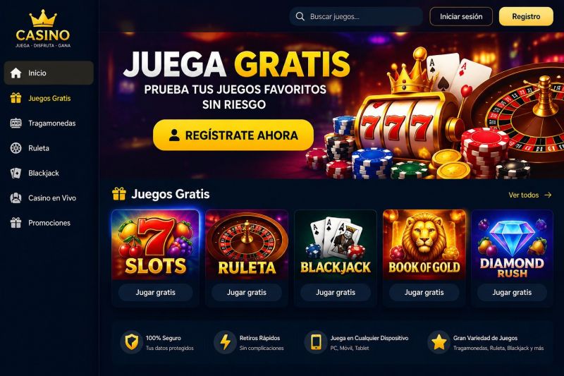 ¿Dónde jugar tragamonedas gratis en Ciudad de México sin riesgos?