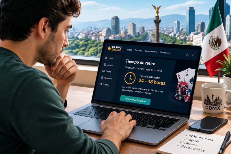 ¿Cuánto tarda el tiempo de retiro en un casino online en Ciudad de México?