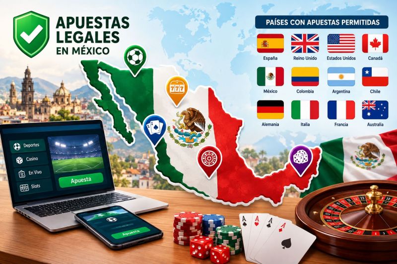 ¿Qué países o regiones están permitidos? Guía para apostar en línea desde México